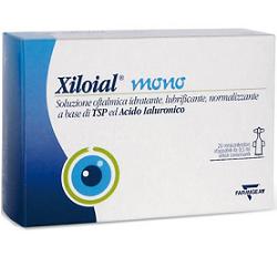 SOLUZIONE OFTALMICA IDRATANTE LUBRIFICANTE XILOIAL 20 MONODOSE DA 0,5ML - goldeneffe.it
