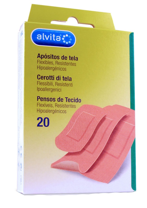 CEROTTO TELA 20 PEZZI ALVITA - goldeneffe.it
