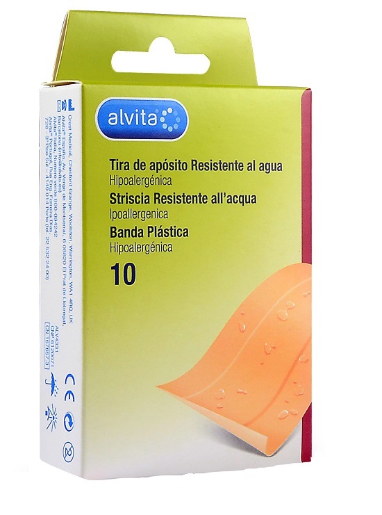 CEROTTO IMPERMEABILE ALVITA 10 X 6 CM 10 PEZZI - goldeneffe.it