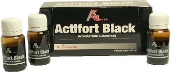 ACTIFORT BLACK 10 FLACONCINI 10 ML - goldeneffe.it
