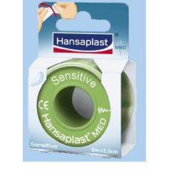 CEROTTO ROCCHETTO HANSAPLAST SENSITIVE 5MX2,50CM 1 PEZZO - goldeneffe.it