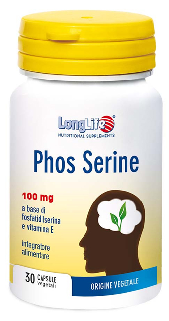 LONGLIFE PHOS SERINE 30 CAPSULE VEGETALI - goldeneffe.it