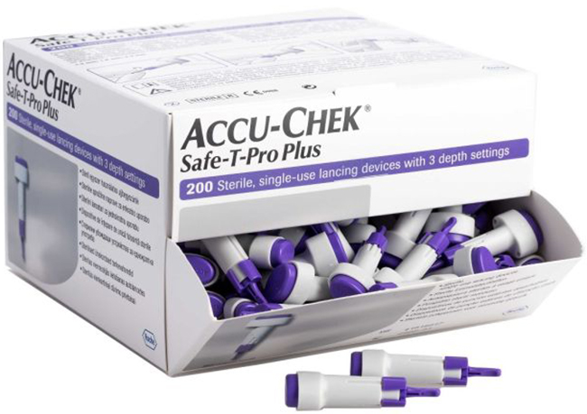LANCETTE PUNGIDITO ACCU-CHEK SAFE T PRO PLUS PD 200 PEZZI - goldeneffe.it