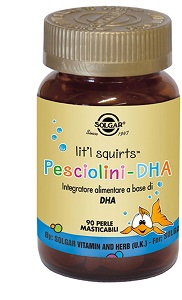 PESCIOLINI DHA 90 PERLE MASTICABILI - goldeneffe.it