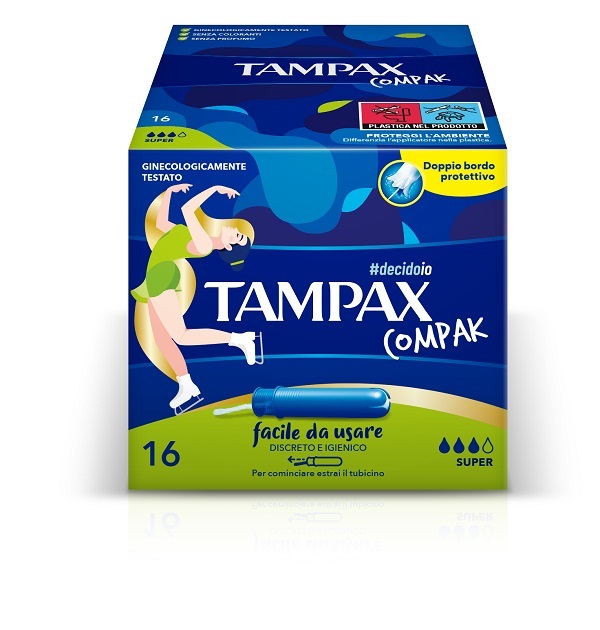 TAMPAX COMPAK SUPER 16 PEZZI - goldeneffe.it