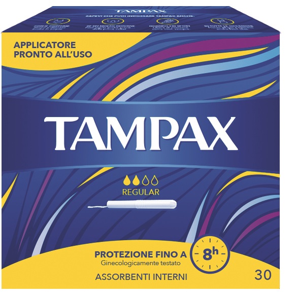 TAMPAX BLUE BOX REGULAR 30 PEZZI - goldeneffe.it