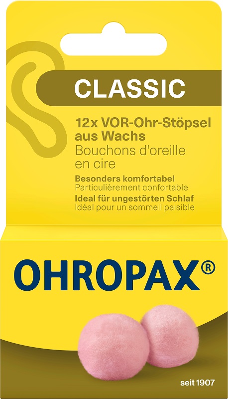 OHROPAX TAPPI AURICOLARI CERA 12 PEZZI - goldeneffe.it