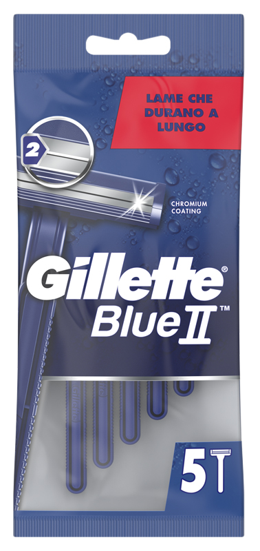 RASOIO GILLETTE BLUE II STANDARD 6 X 20 X 5 - goldeneffe.it