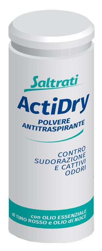SALTRATI ACTIDRY POLVERE ANTITRASPIRANTE 75 G - goldeneffe.it