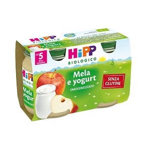 HIPP BIO HIPP BIO OMOGENEIZZATO MELA YOGURT 2X125 G - goldeneffe.it