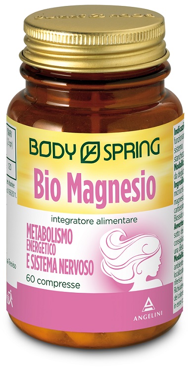 BODY SPRING BIO MAGNESIO 60 COMPRESSE - goldeneffe.it