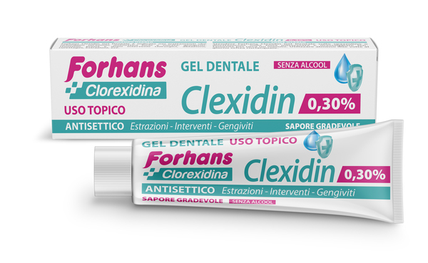 FORHANS CLEXIDIN COLLUTORIO IN GEL ALLA CLOREXIDINA 0,30% 30 - goldeneffe.it