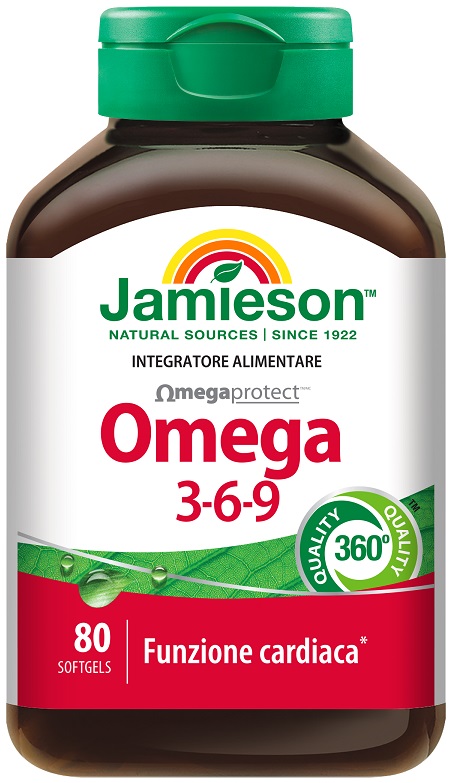 JAMIESON OMEGA 3-6-9 80 SOFTGELS - goldeneffe.it