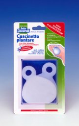 CUSCINETTO PLANTARE REALIZZATO IN GEL DI SILICONE BIANCO SEMITRASPARENTE SAGOMATO PER AMMORTIZZARE E PROTEGGERE PRESSIONE E SFREGAMENTI SOTTO LA PIANTA DEI PIEDI 2 PEZZI - goldeneffe.it