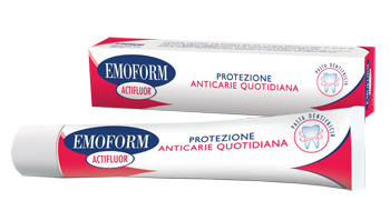 EMOFORM ACTIFLUOR DENTIFRICIO 75 ML - goldeneffe.it