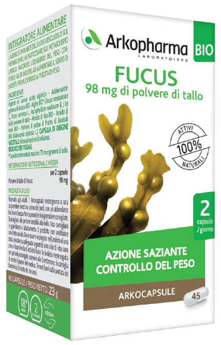 ARKO CAPSULE FUCUS BIO 45 CAPSULE - goldeneffe.it