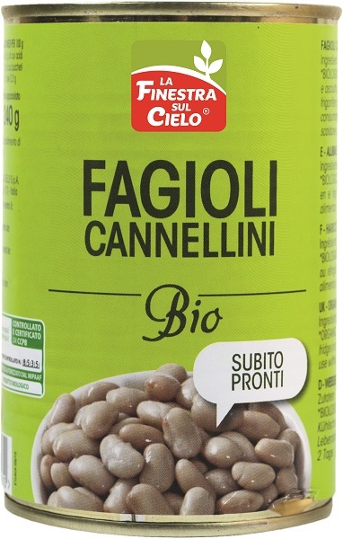FAGIOLI CANNELLINI PRONTI BIO 400 G - goldeneffe.it