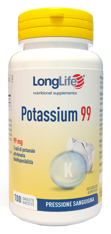 LONGLIFE POTASSIUM 99 100 TAVOLETTE RIVESTITE - goldeneffe.it
