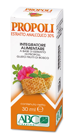PROPOLI ANALCOLICO 30% 30 ML - goldeneffe.it