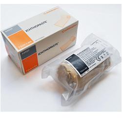 BENDA MEDICATA ICHTHOPASTE CON OSSIDO DI ZINCO ITTIOLO PER TRATTAMENTO ULCERE VENOSE ARTI INFERIORI 7,5X600 CM - goldeneffe.it