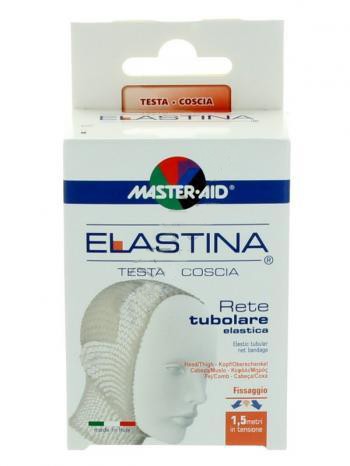 RETE TUBOLARE ELASTICA IPOALLERGENICA MASTER-AID ELASTINA TESTA/COSCIA 1,5 MT IN TENSIONE CALIBRO 6 CM - goldeneffe.it