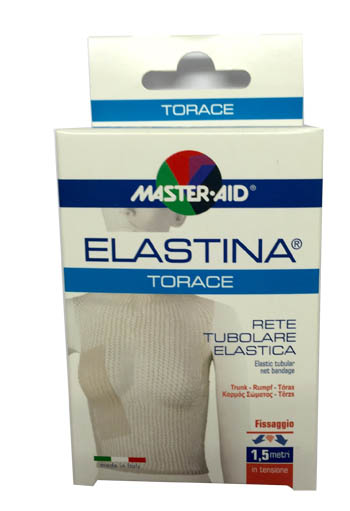 RETE TUBOLARE ELASTICA IPOALLERGENICA MASTER-AID ELASTINA TORACE 5 MT IN TENSIONE CALIBRO 8 CM - goldeneffe.it
