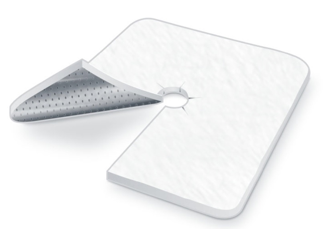MEDICAZIONE TRACHEOSTOMIA METALLINE STERILE 8X9CM 50 PEZZI - goldeneffe.it