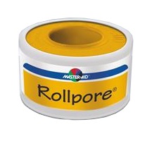 CEROTTO IN ROCCHETTO MASTER-AID ROLLPORE TESSUTO NON TESSUTO 5X2,5 - goldeneffe.it