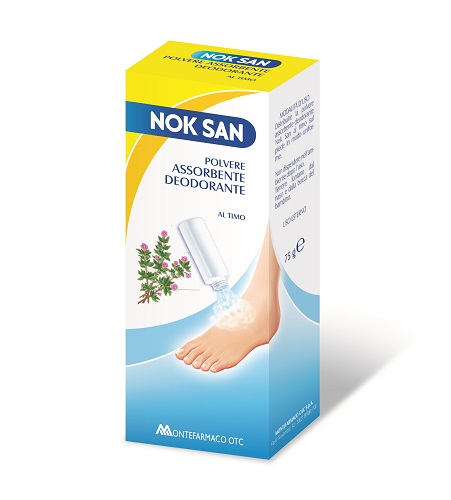 NOK SAN POLVERE ASSORBENTE DEODORANTE 75 G - goldeneffe.it