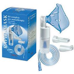 KIT COMPLETO PRONTEX RAPID MASK PER AEROSOLTERAPIA CON AMPOLLA PLASTICA +MASCHERA PER ADULTI +TUBO PRESSIONE +ACCESSORIO NASALE +BOCCHERUOLA - goldeneffe.it