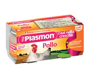 PLASMON OMOGENEIZZATO POLLO 80 G X 2 PEZZI - goldeneffe.it