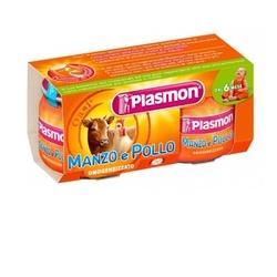 PLASMON OMOGENEIZZATO MANZO/POLLO 80 G X 2 PEZZI - goldeneffe.it