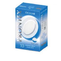 COMPRESSA PRONTEX OCULAR COMPRESSA ADESIVA OCULARE 10 PEZZI - goldeneffe.it