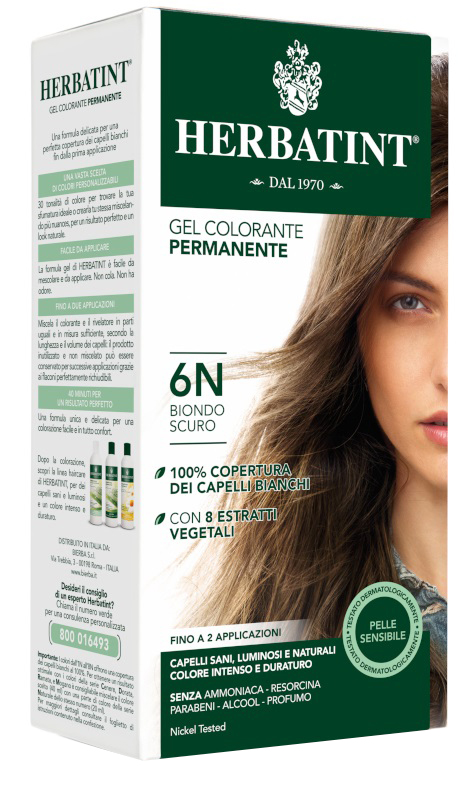 HERBATINT 6N BIONDO SCURO 150 ML - goldeneffe.it