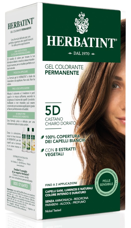 HERBATINT 5D CASTANO CHIARO DORATO 150 ML - goldeneffe.it