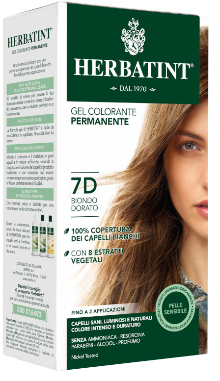 HERBATINT 7D BIONDO DORATO 150 ML - goldeneffe.it