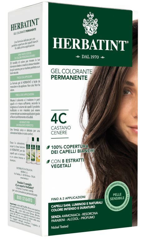 HERBATINT 4C CASTANO CENERE 150 ML - goldeneffe.it