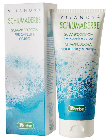 SCHIUMADERBE SCIAMPODOCCIA PER CAPELLI E CORPO 200 ML - goldeneffe.it