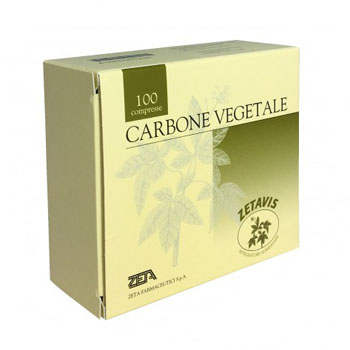 ZETAVIS CARBONE VEGETALE 100 COMPRESSE - goldeneffe.it