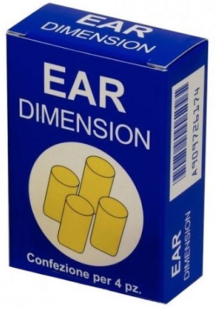 EAR DIMENSION TAPPO AURICOLARE IN SPUGNA 4 PEZZI - goldeneffe.it