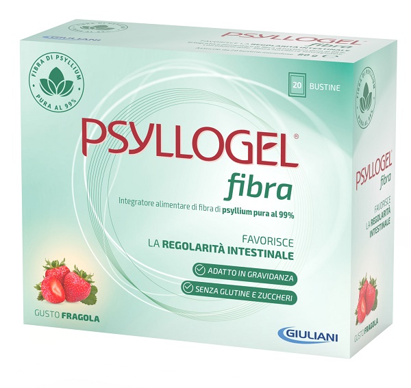 PSYLLOGEL FIBRA FRAGOLA 20 BUSTINE - goldeneffe.it