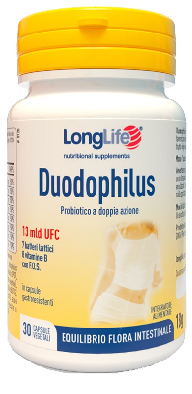 LONGLIFE DUODOPHILUS 30 CAPSULE VEGETALI - goldeneffe.it