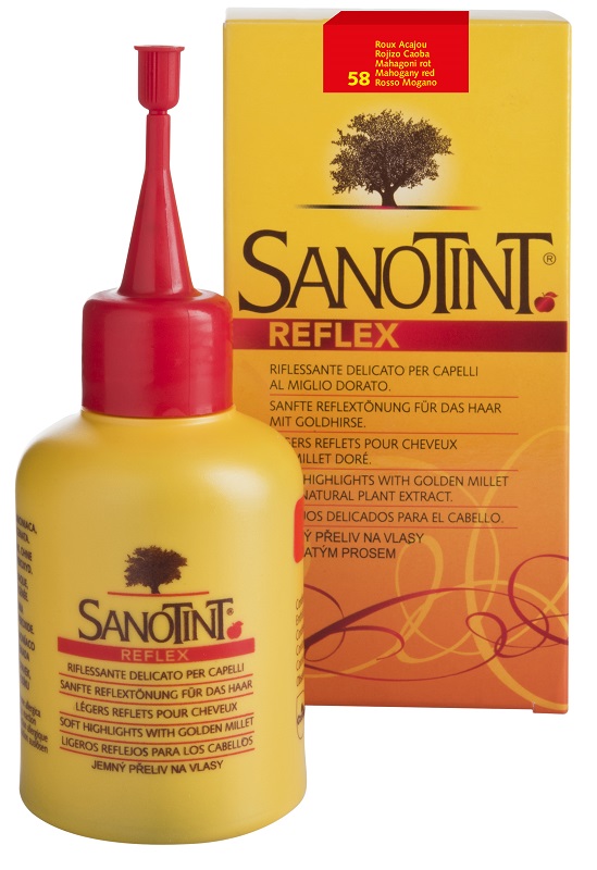 SANOTINT REFLEX ROSSO MOGANO 80 ML - goldeneffe.it