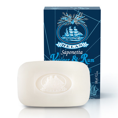 VETIVER & RUM SAPONETTA PROFUMATA 100 G - goldeneffe.it