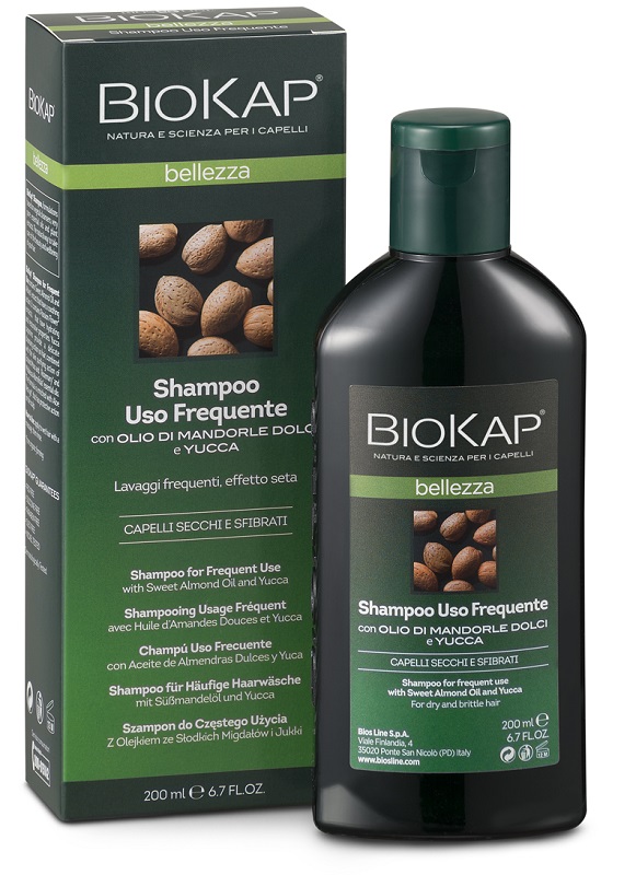 BIOKAP BELLEZZA SHAMPOO USO FREQUENTE 200 ML BIOSLINE - goldeneffe.it