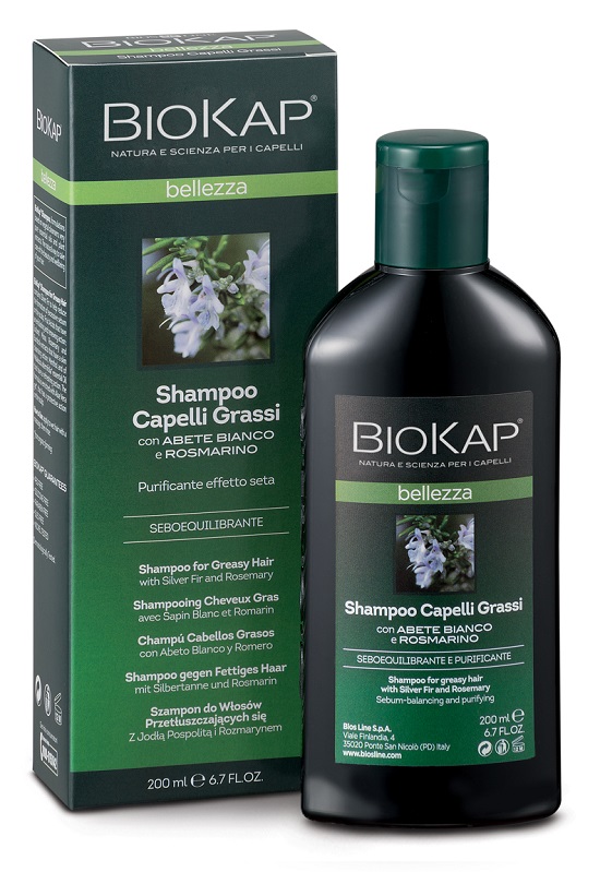 BIOKAP BELLEZZA SHAMPOO CAPELLI GRASSI 200 ML BIOSLINE - goldeneffe.it