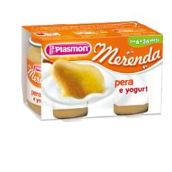 PLASMON OMOGENEIZZATO YOGURT PERA 120 G X 2 PEZZI - goldeneffe.it
