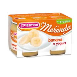 PLASMON OMOGENEIZZATO YOGURT BANANA 120 G X 2 PEZZI - goldeneffe.it