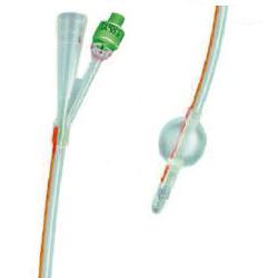 CATETERE FOLEY IN SILICONE TRASPARENTE A 2 VIE CON PALLONCINO 5-10ML DIAMETRO CH16 5,33MM LUNGHEZZA 40CM - goldeneffe.it