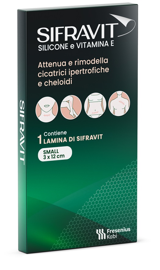 SIFRAVIT PLACCA SILICONE 3X12 CM SMALL 1 PEZZO - goldeneffe.it